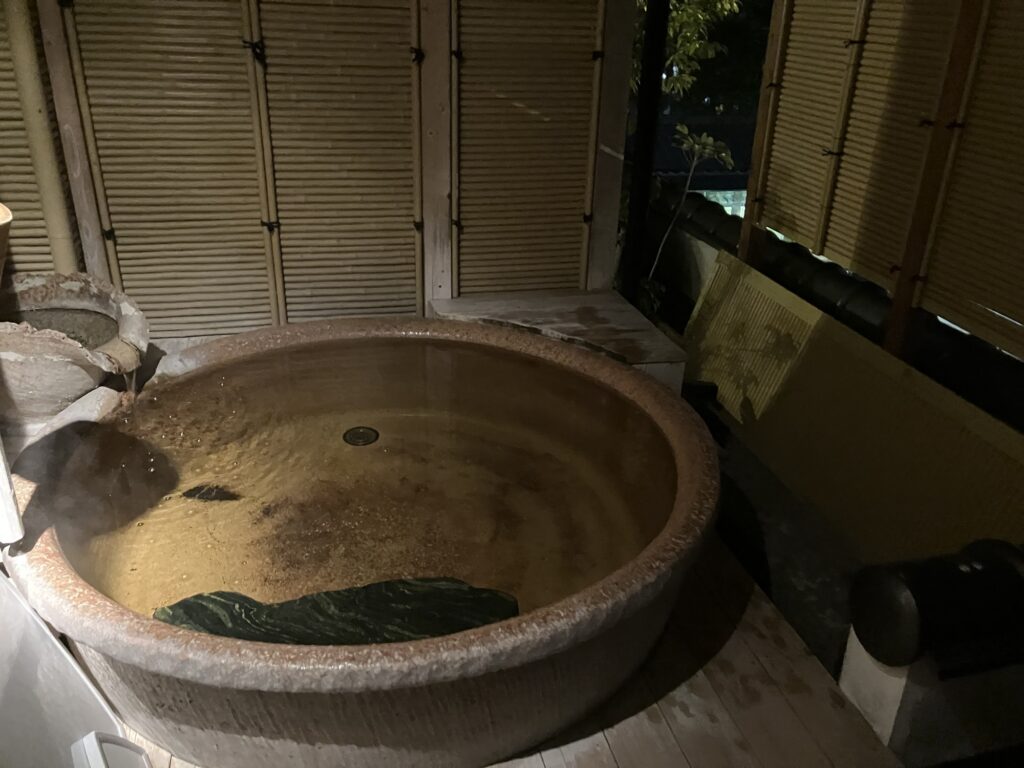 客室露天風呂